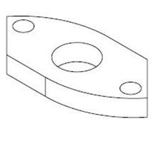 1000-07 1-3/4" Stop Plate 1000-07